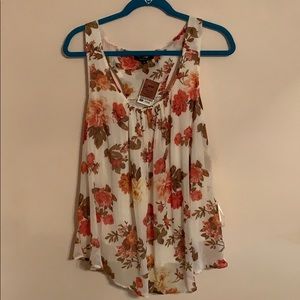 Tulip Back Floral Tank